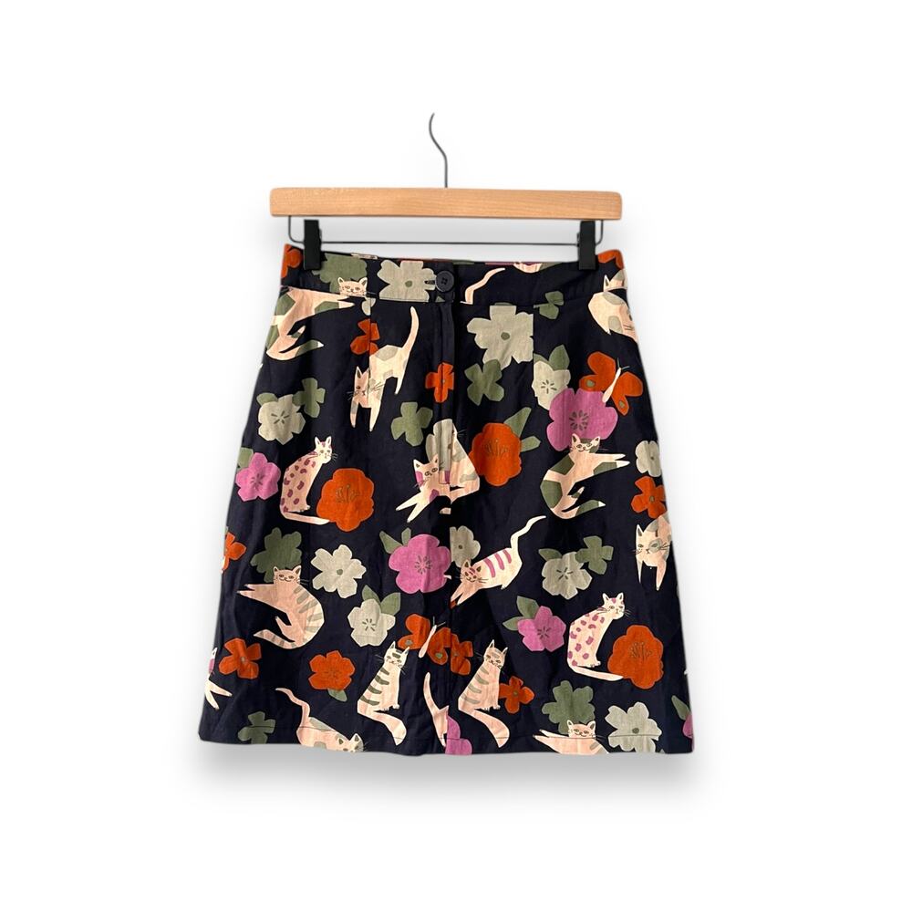 Women's Princess Highway Size 8 Cat Print Casual skirt - Picture 5 of 9